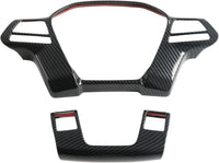 L2R para BYD Shark 6 (2024-2025) Cubierta de Manija Interior de Puerta Accesorios Interiores de Coche Estilo Fibra de Carbono ABS Decoración de Revestimiento 4 PCS