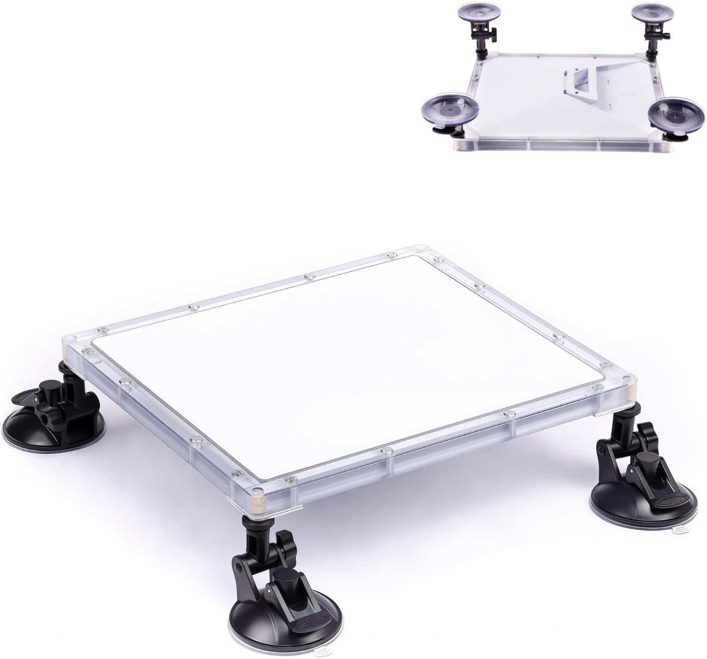 Protective Case with Suction Cups for Starlink Mini - Car Mount Accessories Roof Mount Kit, for Car Roof & Interior Glass RV Truck Travel Trailer