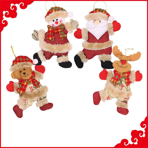 Christmas Decorations – 4 Pack Xmas Tree Ornaments