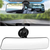 12 Inch HD Car Rearview Mirrors, Shock Resistant Interior Clip-on Panoramic Rear View Mirror for Cars/SUVs/Trucks/Vehicles