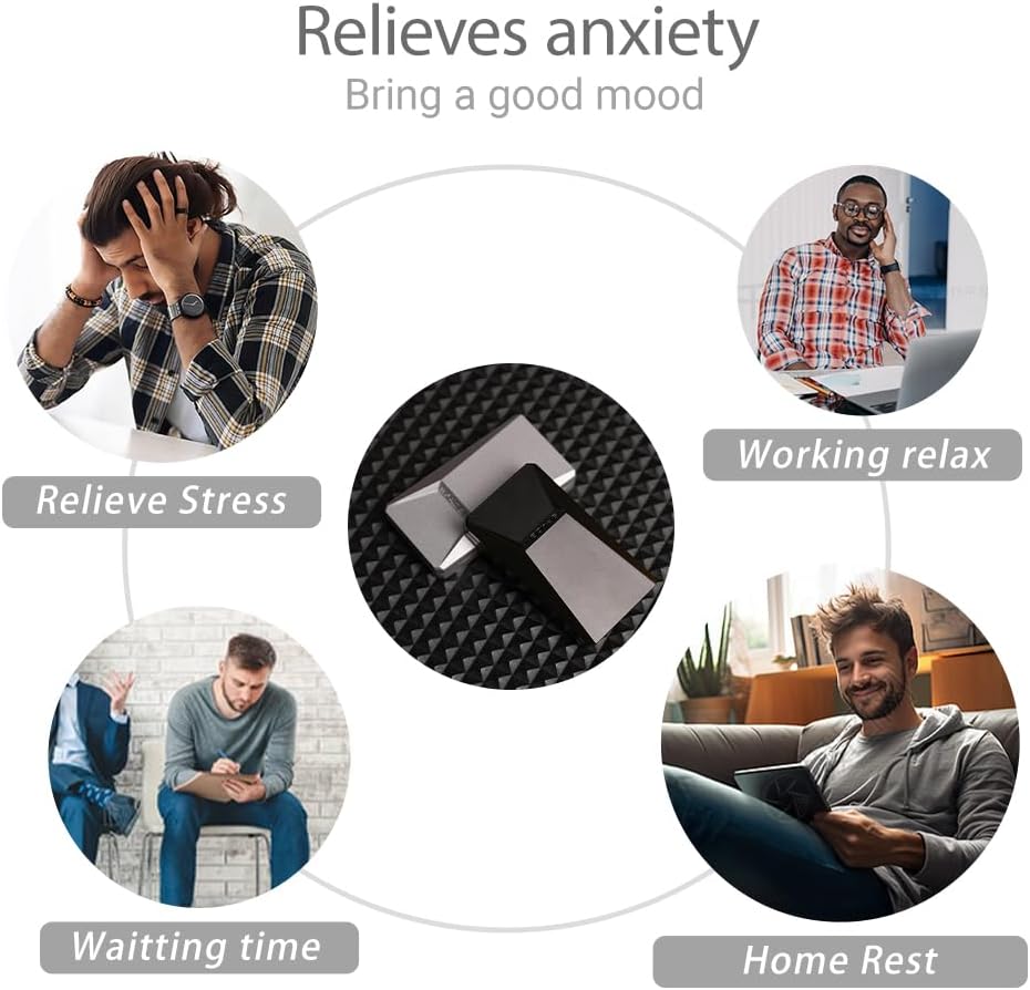 Fidget Slider for Adults/Kids/Teenager, Zinc Alloy Cyber Truck-Shaped Fidget Toys, 1.73'' EDC Gifts for Stress Relief (Silver)