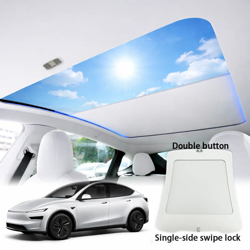 Tesla Model Y Juniper Electric Voice-Controlled Power Sunshade (2025+) - With Ambient Light