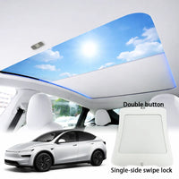 Tesla Model Y Juniper Electric Voice-Controlled Power Sunshade (2025+) - With Ambient Light