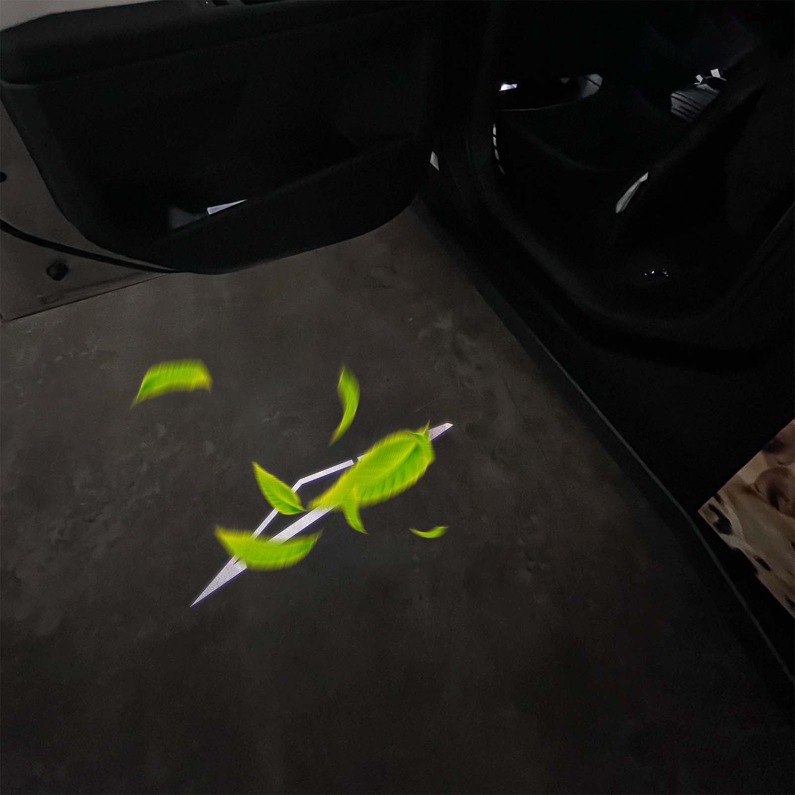 CTmods® Puddle Lights Projector Door Step Light For Tesla Cybertruck