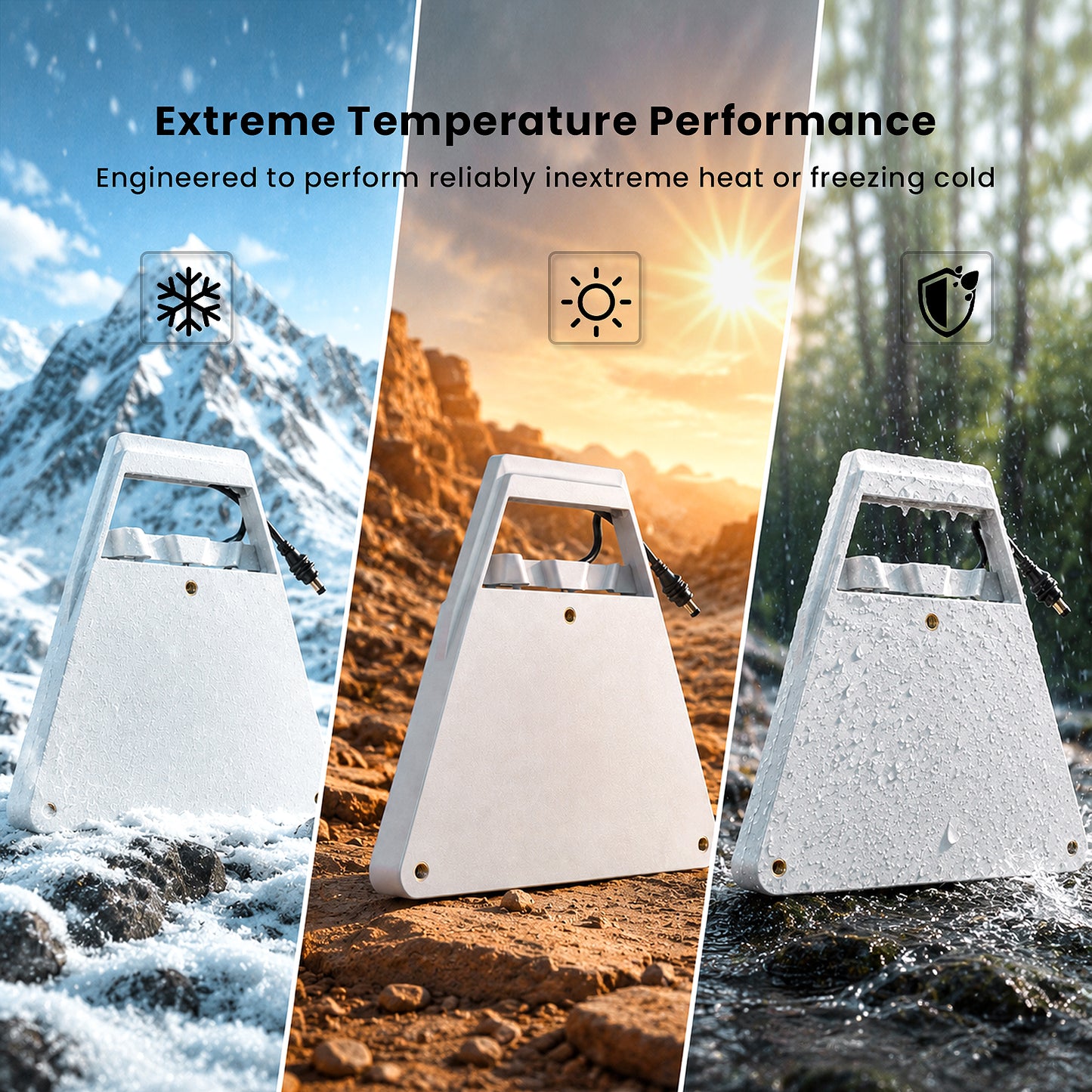 Starlink Mini battery pack for hot cold and rainy outdoor conditions