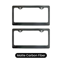 Carbon Fiber License Plate Frame Front & Rear Holder Compatible with Model 3/ Y/S / X | CTmods®