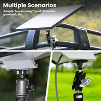 Tripod Mount Adapter for Starlink Mini 2024-2026 Models – Compatible with 1/4"-20 & 3/8"-16 Threads