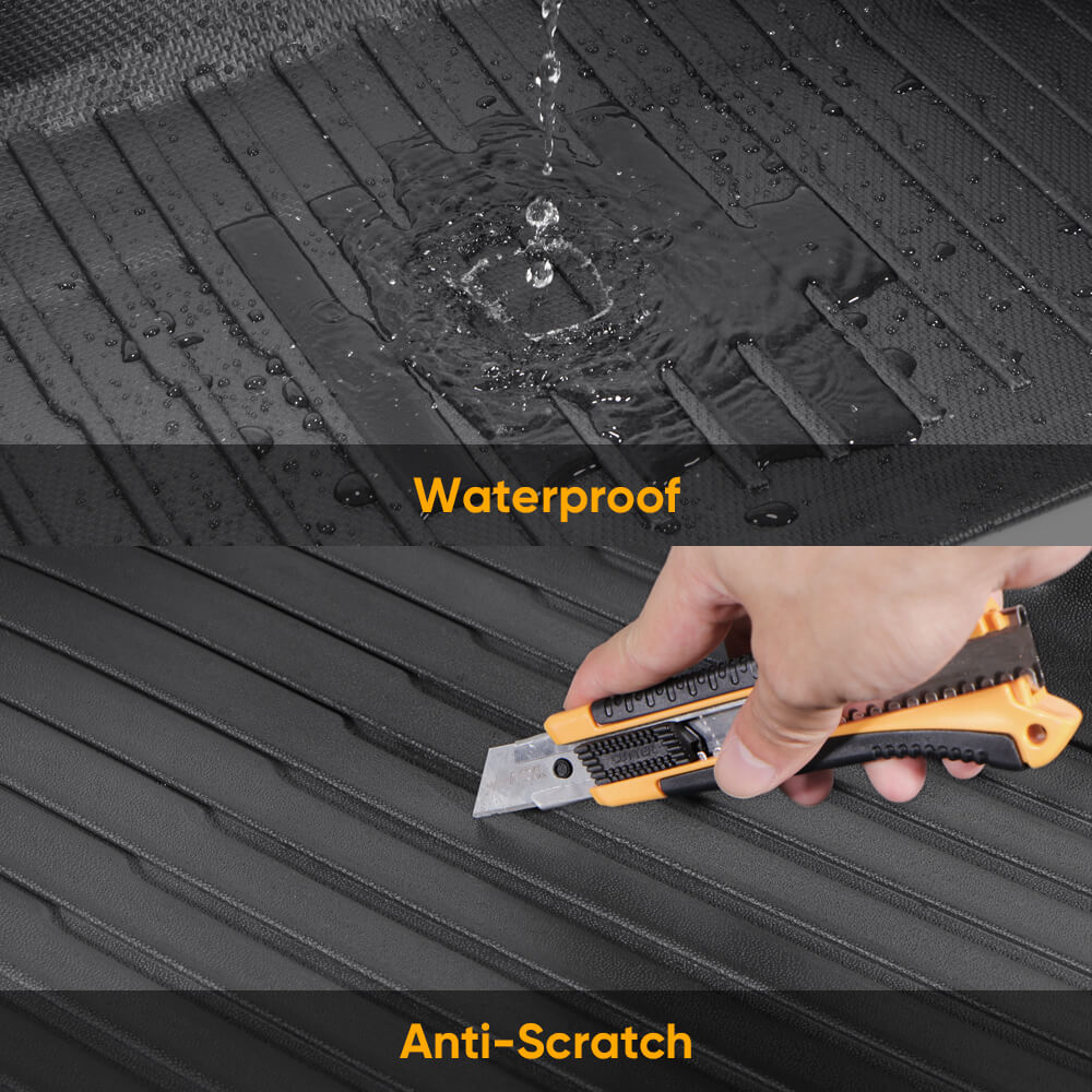 맞춤형 바닥 매트 세트 - 테슬라 모델 3 하이랜드용 강화된 보호 및 내구성