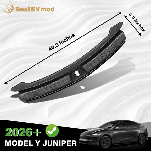 2026 Ctmods Tesla Model Y Upgrade Rear Bumper/Trunk Sill Cover Protector Bumper Guards For Tesla Model Y Juniper