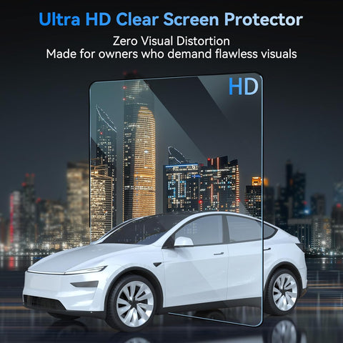 Ctmods 2026 HD & 9H Anti-scratch Tempered Glass Screen Protector for Tesla Model 3/Y Accessories