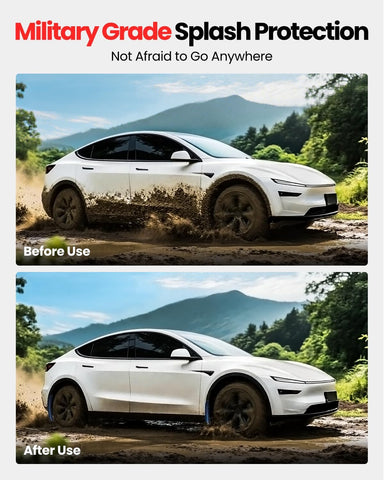 2025 2026 All-Weather Mud Guard Body Kits for Tesla Model X/3/Y