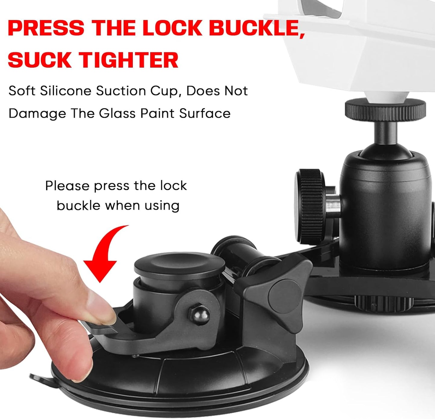 Starlink Mini Roof Triangular Suction Cup Mount 360 ° Horizontal Adjustment Suitable for Smooth Surface Installation Such as roof/sunroof/RV/Windows