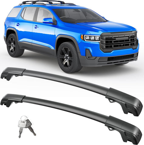 Lockable Roof Rack Cross Bars For Toyota Rav4 2013 - 2018 Black Carrier Luggage