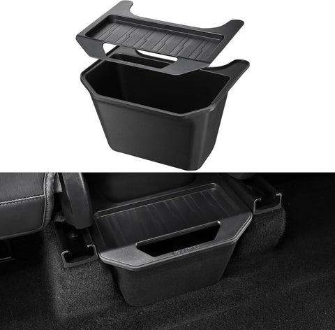 2025 2026 Rear Bin Backseat Storage Box Garbage Can for Tesla Model 3/Y Accessories