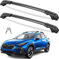 Lockable Roof Rack Cross Bars Compatible with Subaru Forester 2014-2025 with Raised Side Rails (Not for Wilderness)