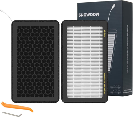 Ctmods Tesla Model 3 /Model Y Air Filter HEPA 2 Pack with Activated Carbon Tesla Cabin Air Filter Replacement