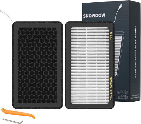 Ctmods Tesla Model 3 /Model Y Air Filter HEPA 2 Pack with Activated Carbon Tesla Cabin Air Filter Replacement
