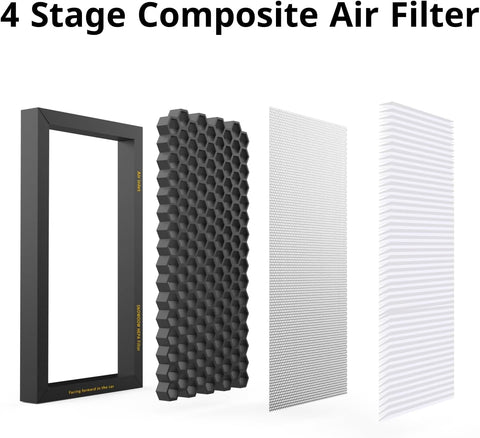 Ctmods Tesla Model 3 /Model Y Air Filter HEPA 2 Pack with Activated Carbon Tesla Cabin Air Filter Replacement