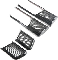 L2R para BYD Shark 6 (2024-2025) Cubierta de Manija Interior de Puerta Accesorios Interiores de Coche Estilo Fibra de Carbono ABS Decoración de Revestimiento 4 PCS