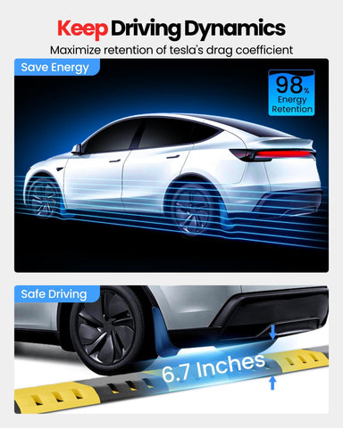 2025 2026 All-Weather Mud Guard Body Kits for Tesla Model X/3/Y