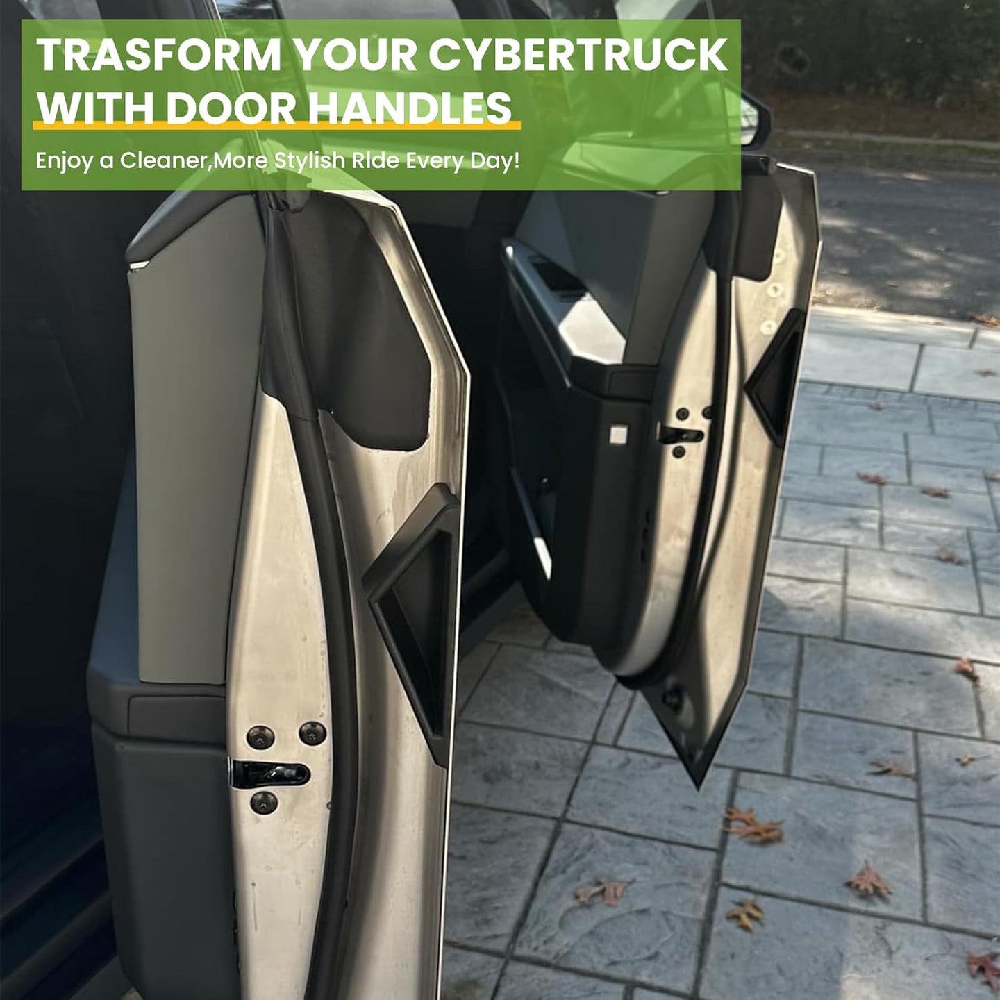 Fingerprint Resistant Cybertruck Door Handles V2 (4pcs) CTmods
