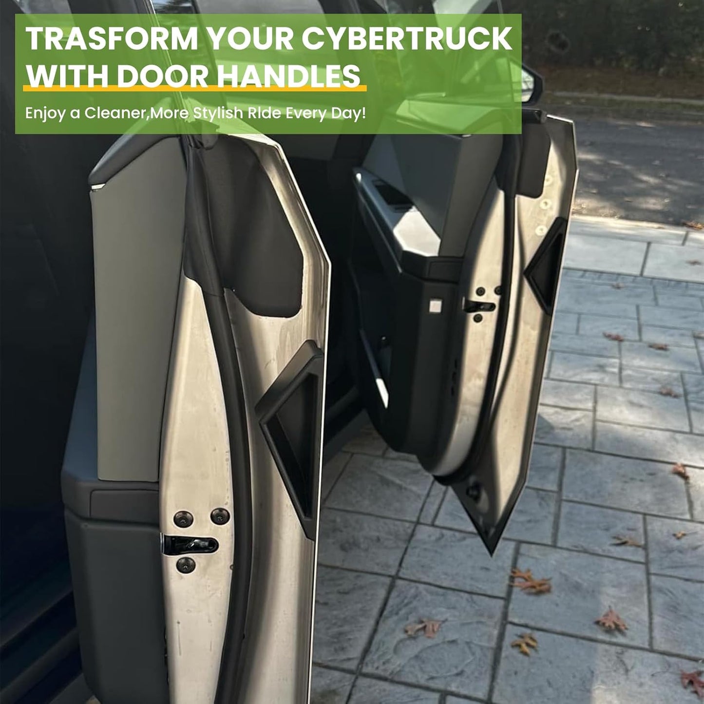 Fingerprint Resistant Cybertruck Door Handles V2 (4pcs) CTmods