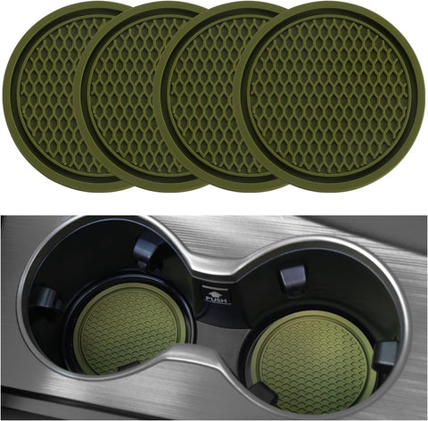 2026 Ctmods Car Cup Coaster 4PCS Universal Non-Slip Cup Holders Embedded in Ornaments Coaster for Car/Tesla Interior Accessories