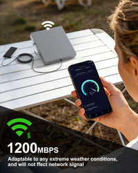 Starlink Mini Magnetic Mount with Protective Case - 200lbs Heavy Duty Suction Cup Roof Rack Kit for RV, Car, Truck