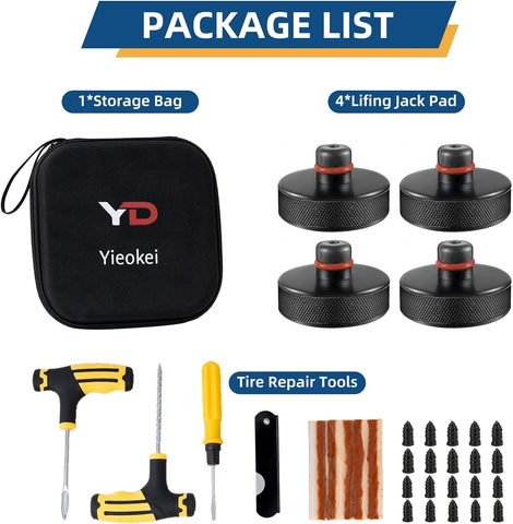 Ctmods 2026 Tesla Lifting Jack Pad Tire Repair Tools Kit  for Tesla Model 3/Y/S/X