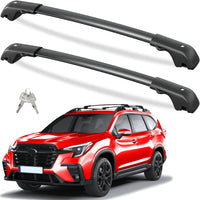 Lockable Roof Rack Cross Bars Compatible with Subaru Forester 2014-2025 with Raised Side Rails (Not for Wilderness)