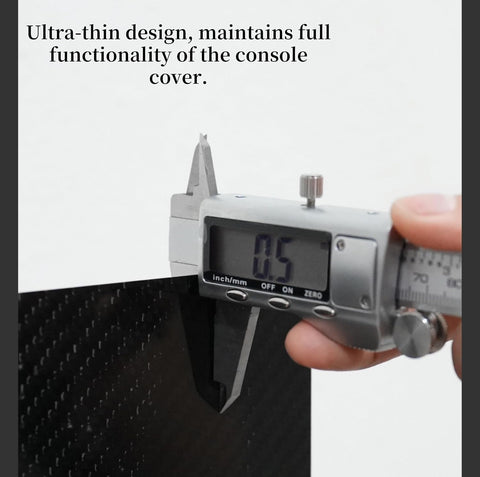 Center Console Wrap (Genuine Carbon Fiber Edition) Designed for Tesla Model 3/3 Highland 2024-2026/Model Y/Y Juniper 2025-2026