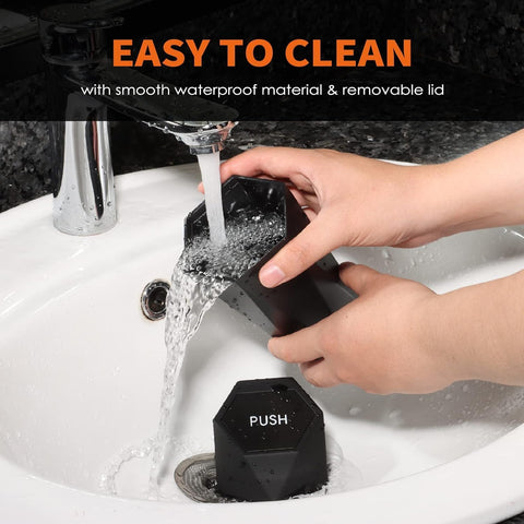 2026 Ctmods Car Trash Can with Lid Car Accessories for Interior, Leakproof Vehicle Garbage Can with 30 Attached Trash Bags, Multipurpose Organizers and Storage for Home/Office