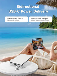 Power Bank for Starlink Mini — 99Wh Portable Charger with USB-C Bidirectional PD LCD Display Smart App DC Cable
