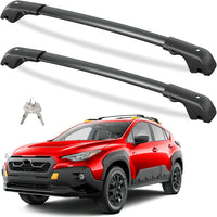 Lockable Roof Rack Cross Bars Compatible with Subaru Forester 2014-2025 with Raised Side Rails (Not for Wilderness)