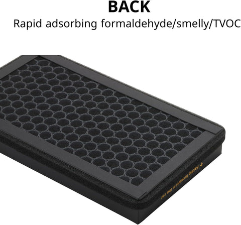 Ctmods Tesla Model 3 /Model Y Air Filter HEPA 2 Pack with Activated Carbon Tesla Cabin Air Filter Replacement