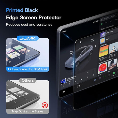 Ctmods 2026 HD & 9H Anti-scratch Tempered Glass Screen Protector for Tesla Model 3/Y Accessories