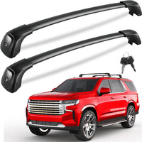 Roof Rack Cross Bars Compatible with Chevrolet Suburban & Tahoe, GMC Yukon & Yukon XL, Cadillac Escalade & Escalade ESV (2015-2020)