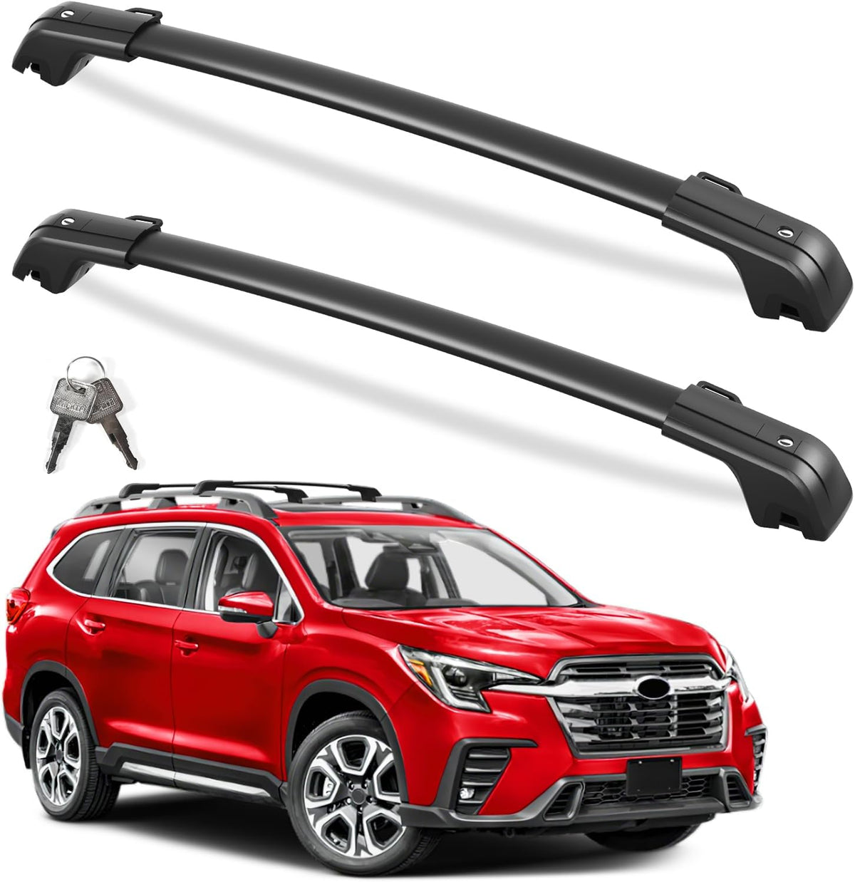 Lockable Roof Rack Crossbars For Ford Explorer 2021- 2025 Heavy Duty Anti-Theft Roof Rails