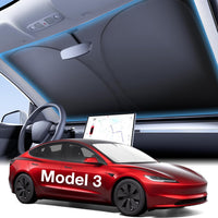 Parasol plegable con aislamiento térmico 2026 con bolsa de almacenamiento, para Model S/X/3/Y