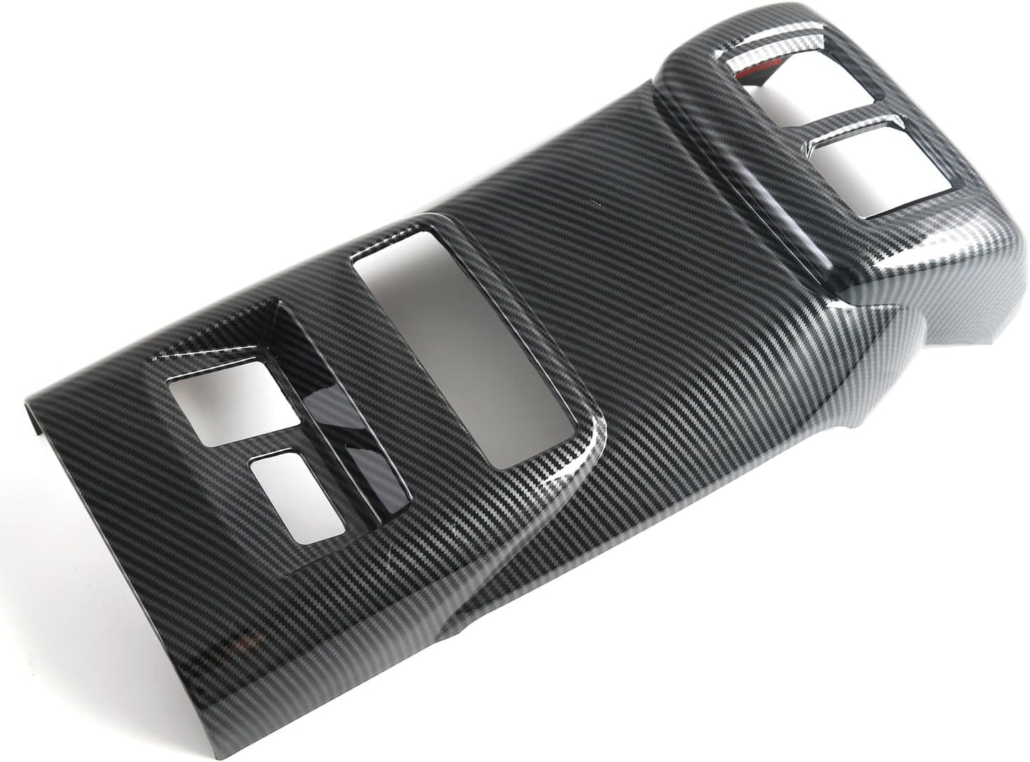 L2R para BYD Shark 6 (2024-2025) Cubierta de Manija Interior de Puerta Accesorios Interiores de Coche Estilo Fibra de Carbono ABS Decoración de Revestimiento 4 PCS