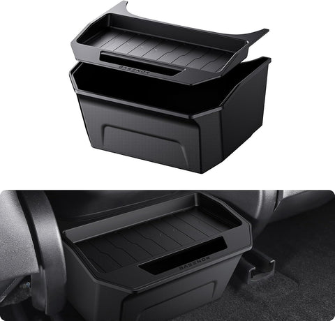2025 2026 Rear Bin Backseat Storage Box Garbage Can for Tesla Model 3/Y Accessories