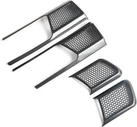 L2R para BYD Shark 6 (2024-2025) Cubierta de Manija Interior de Puerta Accesorios Interiores de Coche Estilo Fibra de Carbono ABS Decoración de Revestimiento 4 PCS