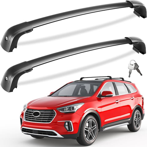 Lockable Roof Rack Black Cross Bars For 2021 - 2025 Chevrolet Suburban & Taho,e GMC Yukon XL, Cadillac Escalade ESV