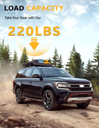 Barras Transversales de Techo de 220 lb para Ford Expedition 2018-2025 y Lincoln Navigator 2018-2024