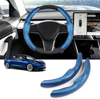 2026 Non-Slip Carbon Fiber Steering Wheel Cover Protector Comfortable Breathable For Tesla Model 3/Y