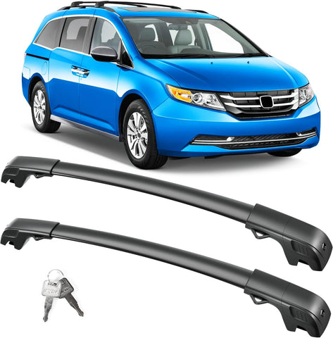Lockable Roof Rack Cross Bars For Toyota Rav4 2013 - 2018 Black Carrier Luggage