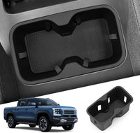 Center Console Cup Holder Insert for BYD Shark 2026 2025 2024 Accessories TPE Drinks Holder Box Organizer Car Interior Black