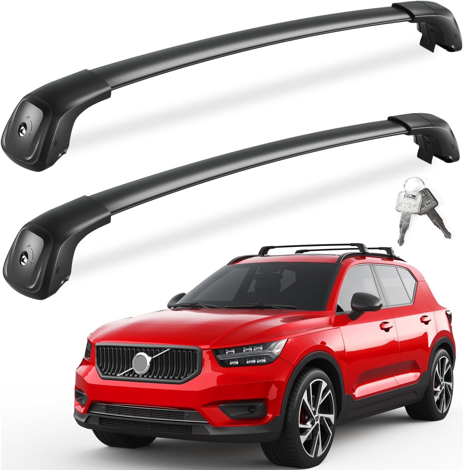 Lockable Roof Rack Cross Bars with Flush Side Rails For Mazda CX30 CX-30 2020 - 2025