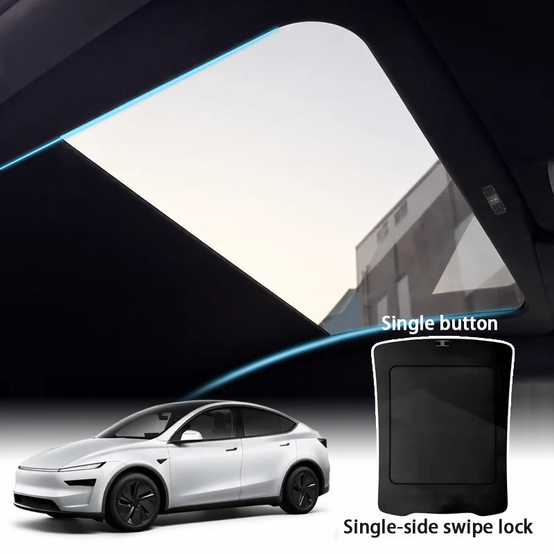 Tesla Model Y Juniper Electric Voice-Controlled Power Sunshade (2025+) - With Ambient Light
