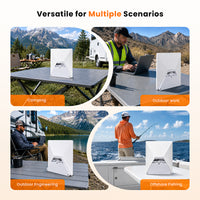 Starlink Mini portable battery pack for camping, outdoor work, RV travel and offshore fishing